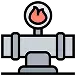 gas pipeline icon