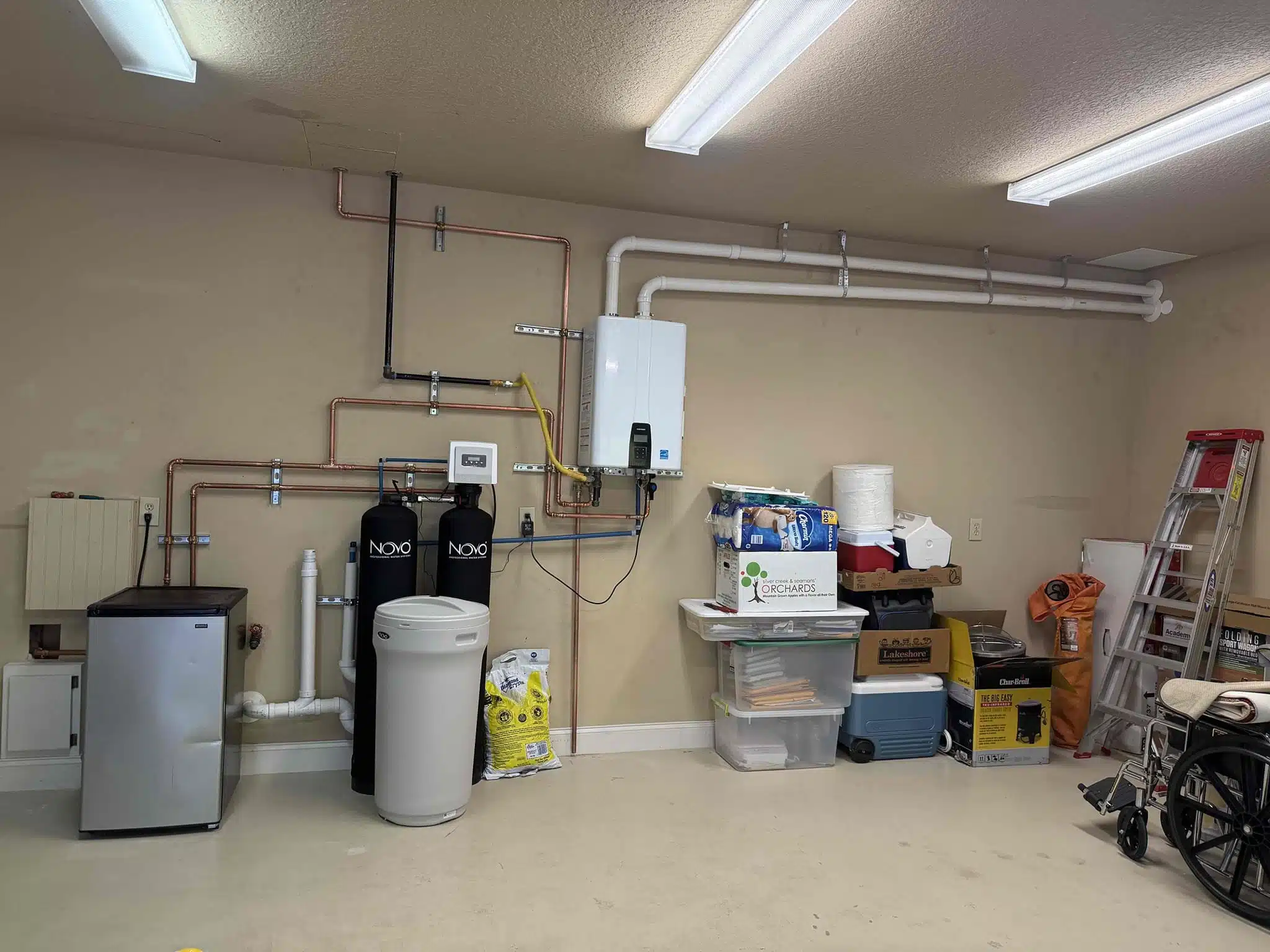 Tankless Heater and Filtration Install 1