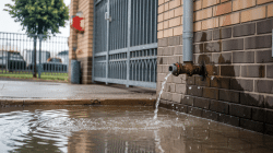 a photo of a commercial building