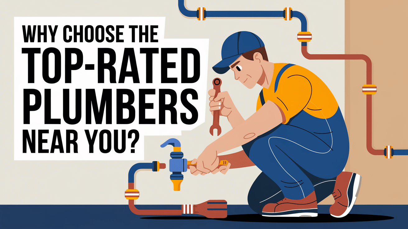 a plumber working on a pipe