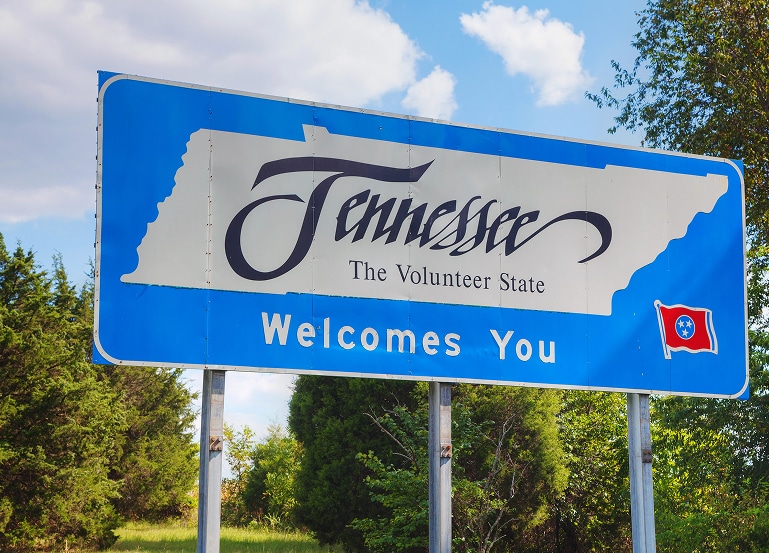 Roadside sign reading