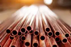 copper pipes