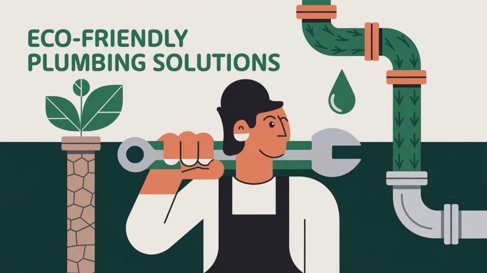 eco friendly plumbing concept