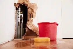 leaky pipes around the house
