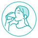 drinking water icon
