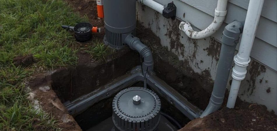 sump pump installation