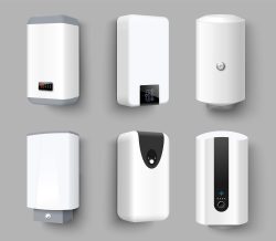 different water heater size