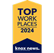 Top Work Places badge