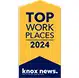 Top Work Places badge
